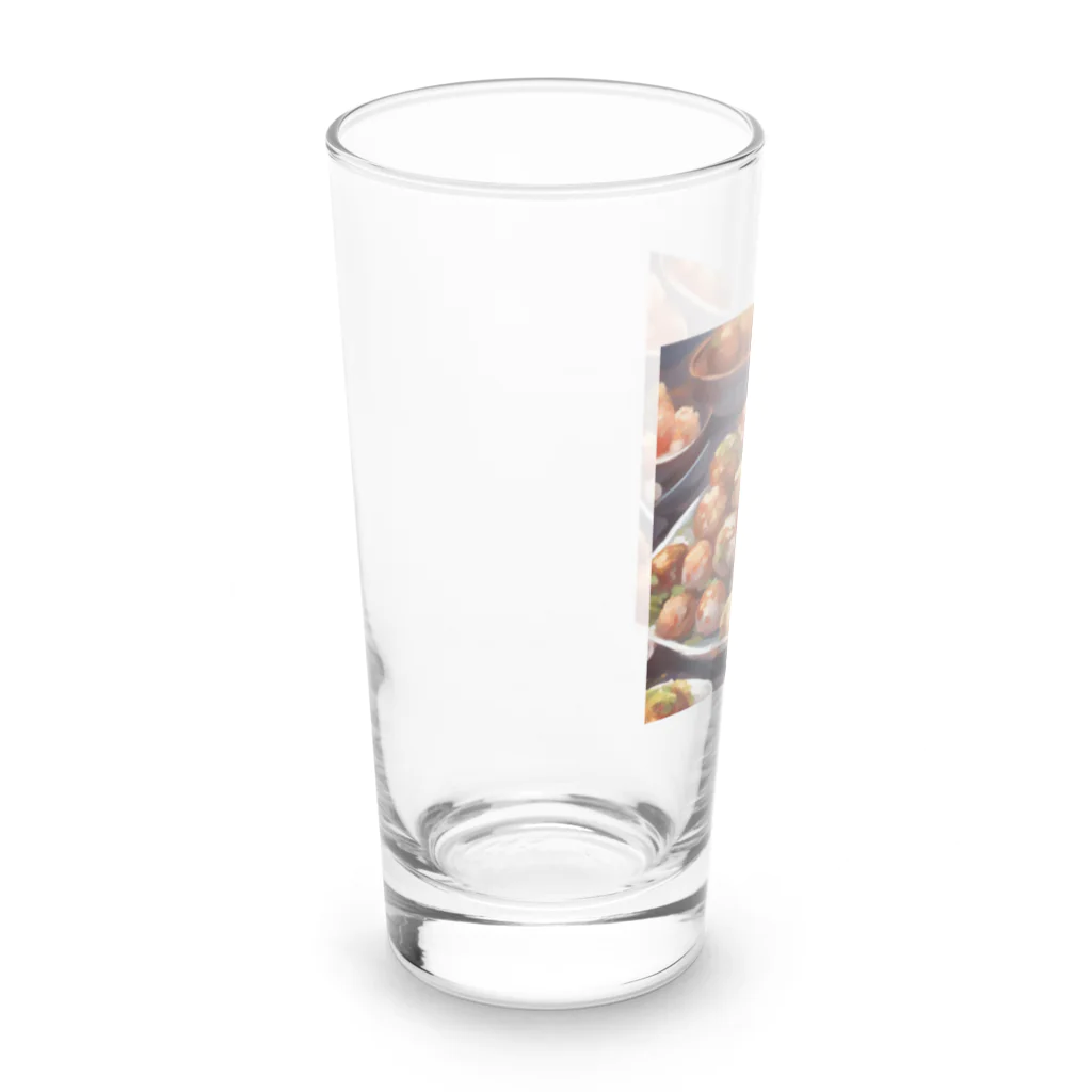 happiness_shopの大阪発祥のご当地グルメ、「大阪たこやき」 Long Sized Water Glass :left