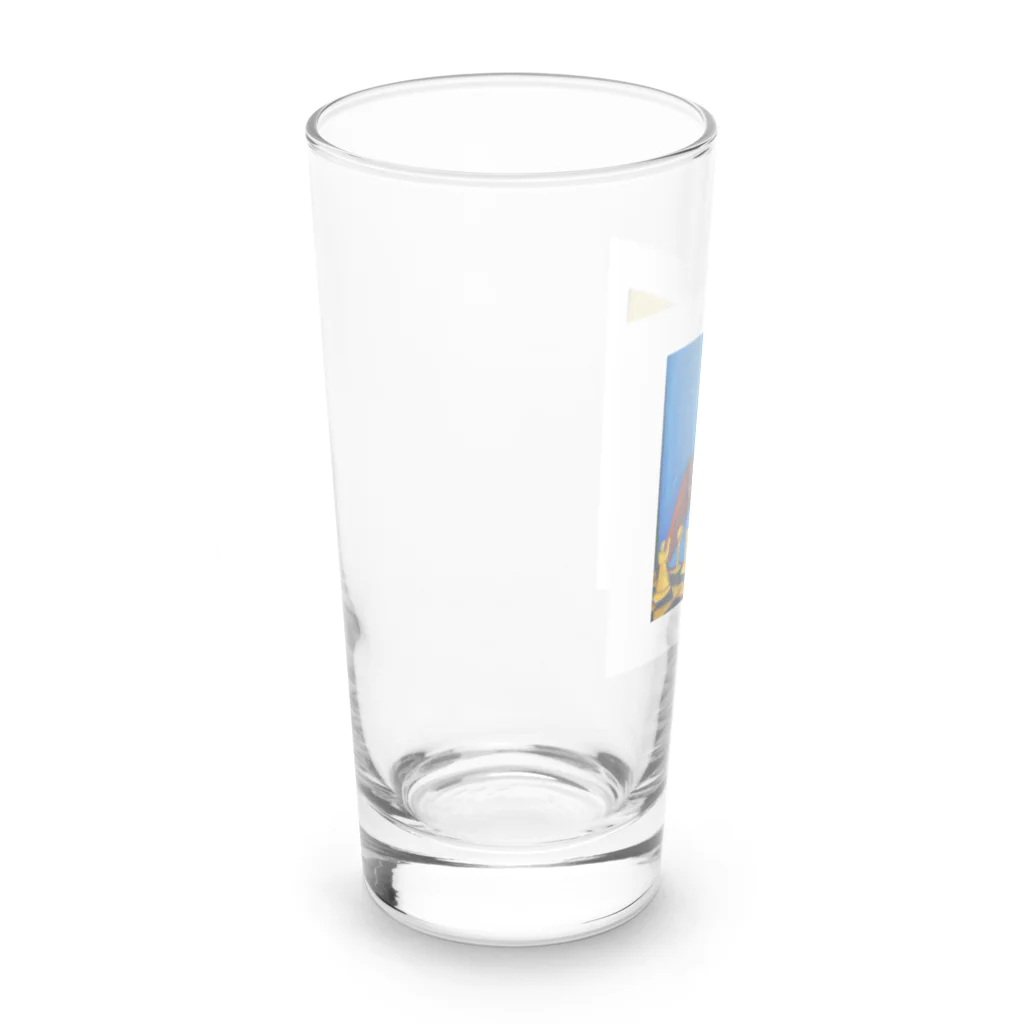 だんのんのチェスをする男 Long Sized Water Glass :left