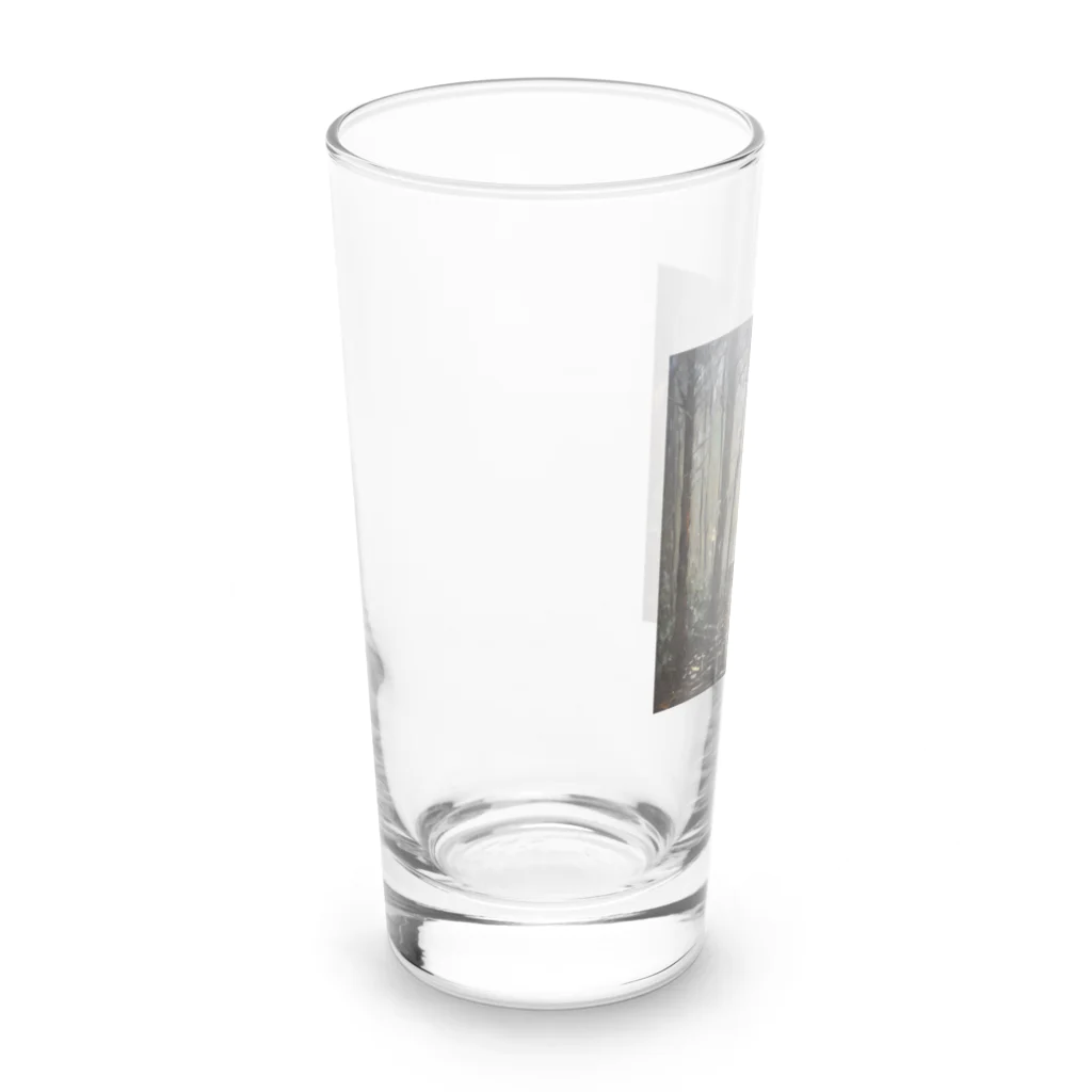 MMKYCの小雨降る午後の帰宅 Long Sized Water Glass :left