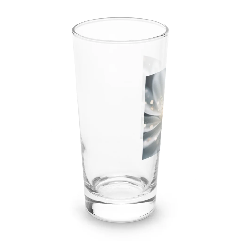 tyomesuke14の白い花 Long Sized Water Glass :left