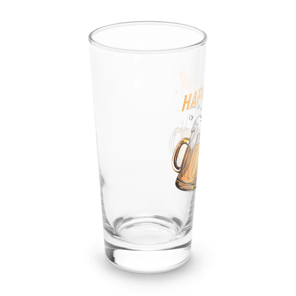 JUNK_HEDDのビールでハッピー Long Sized Water Glass :left