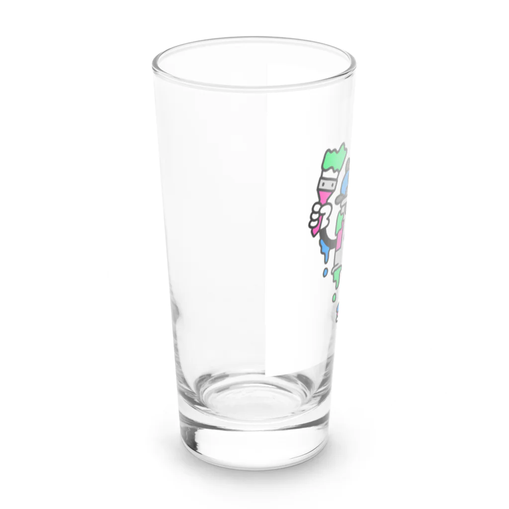 ホームプラスのホープくん Long Sized Water Glass :left