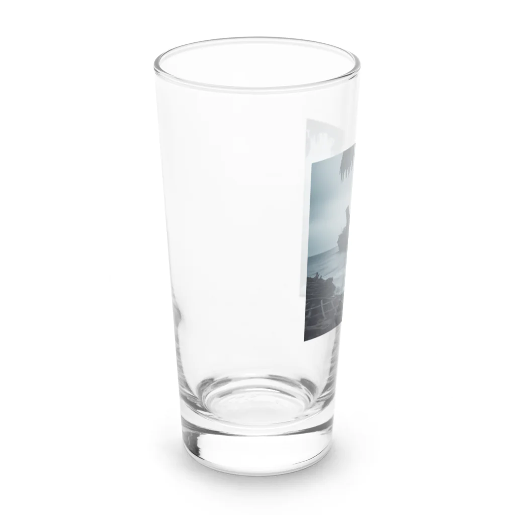 Dark Fの暗黒の海に浮かぶ腐敗した船の墓場 Long Sized Water Glass :left