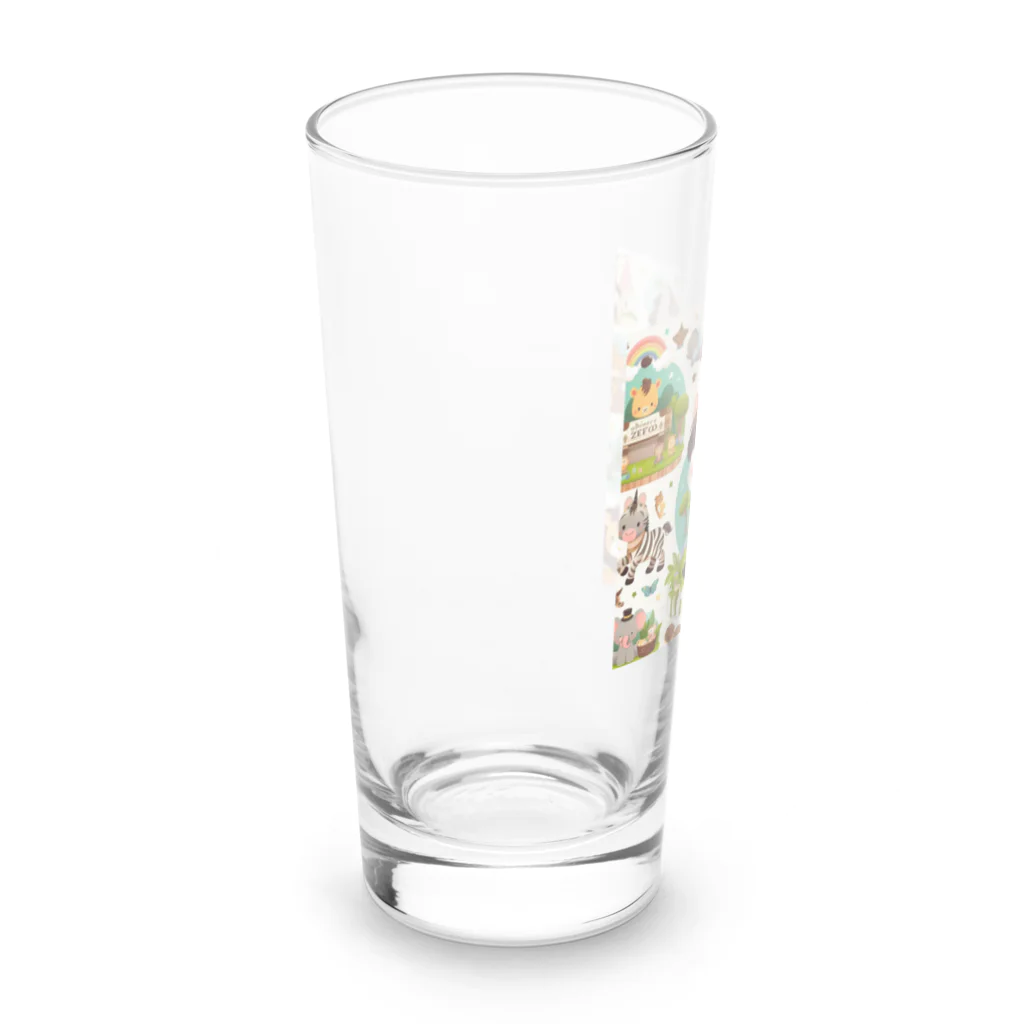 deepspeedkazumannのゆかいなZOO Long Sized Water Glass :left