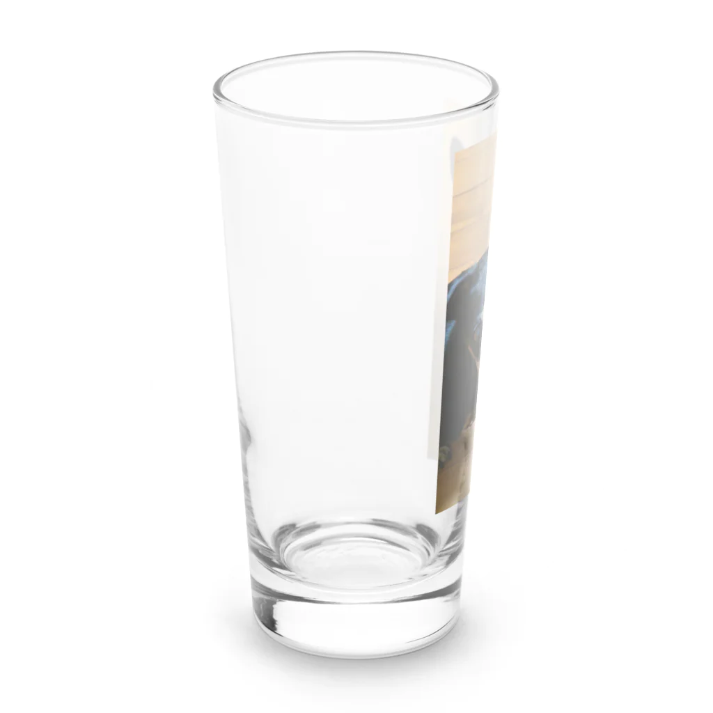 watama33の左耳立犬 Long Sized Water Glass :left