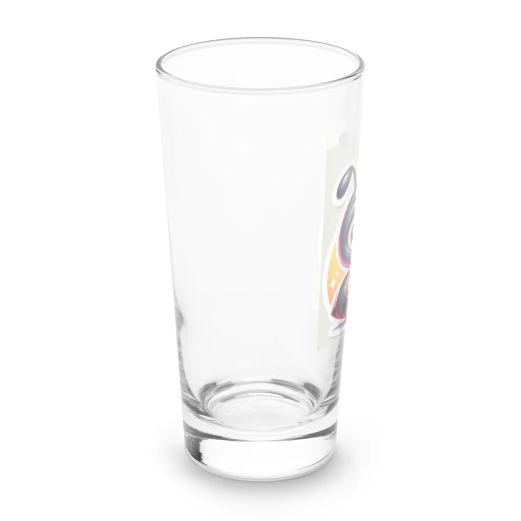 Tの店の小さなアリが元気にあいさつ Long Sized Water Glass :left