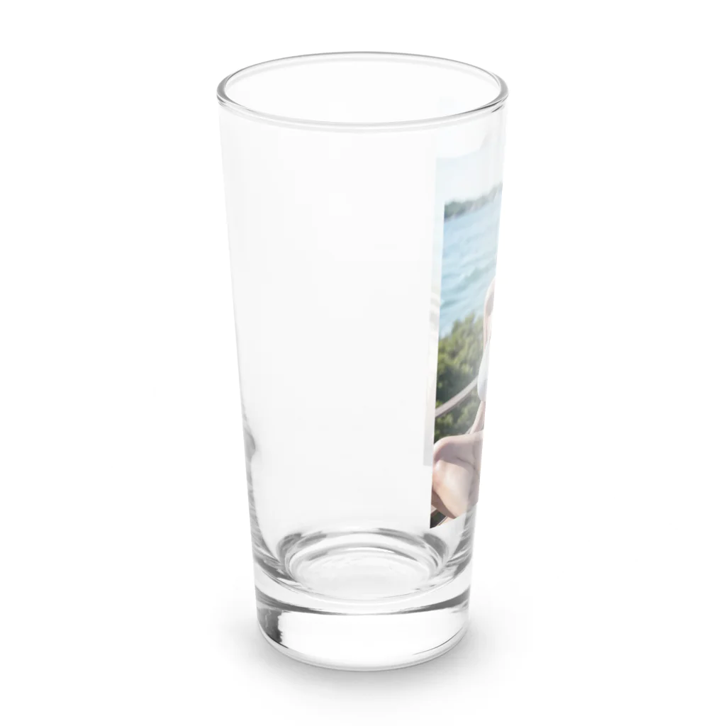 bijinngasyokuninの九十九里の塩風を感じて Long Sized Water Glass :left