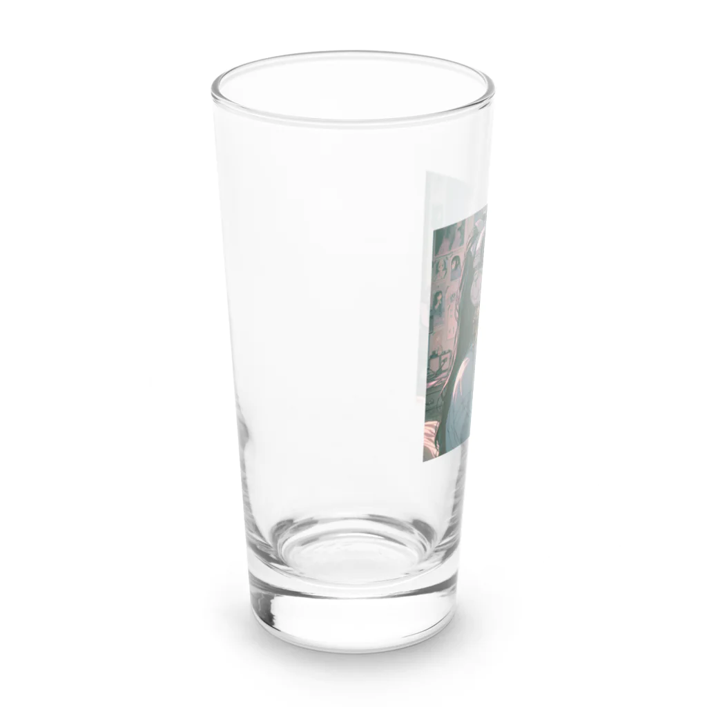 歌を聴く乙女の歌を聴く乙女　-ran- Long Sized Water Glass :left