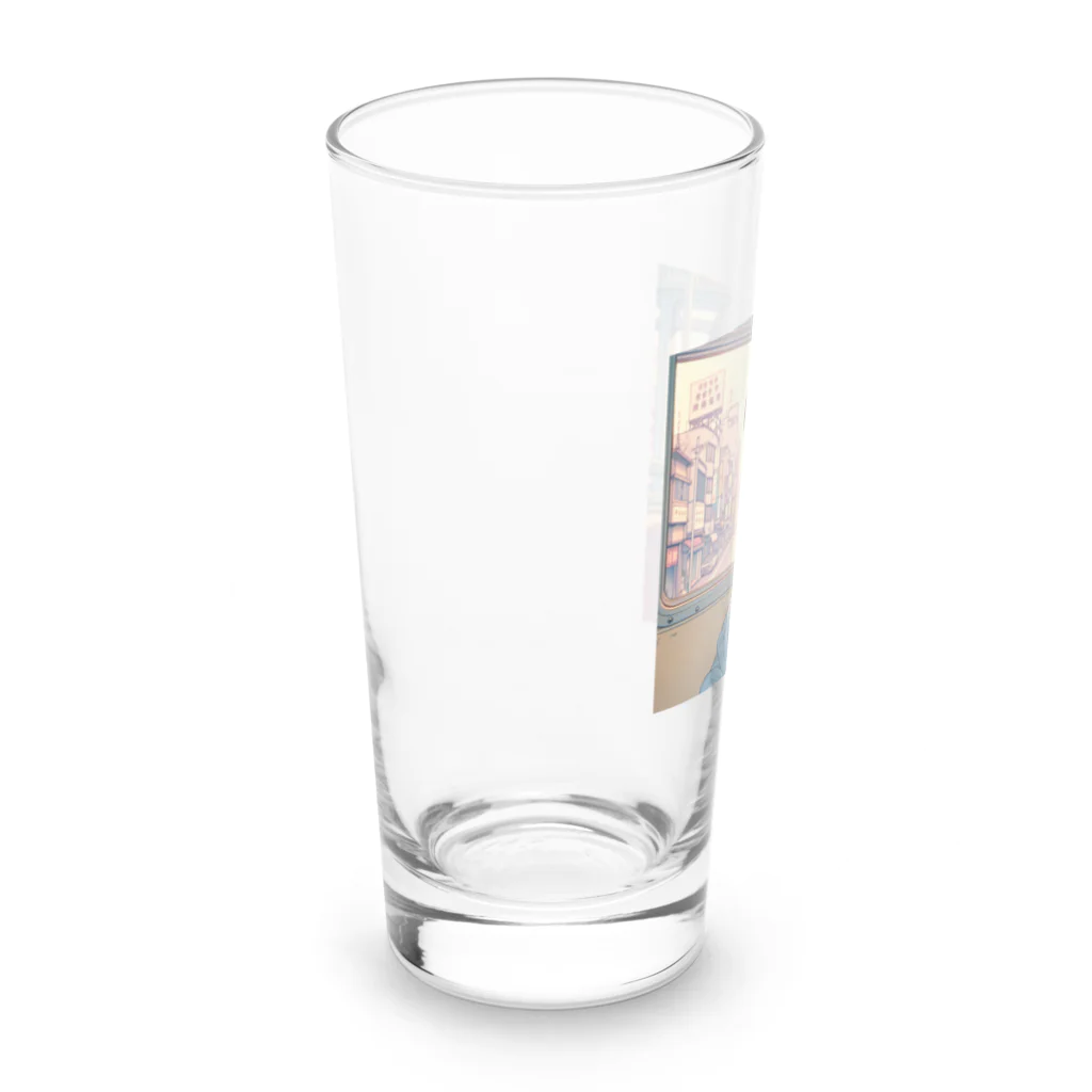 歌を聴く乙女の歌を聴く乙女　-tomoe- Long Sized Water Glass :left