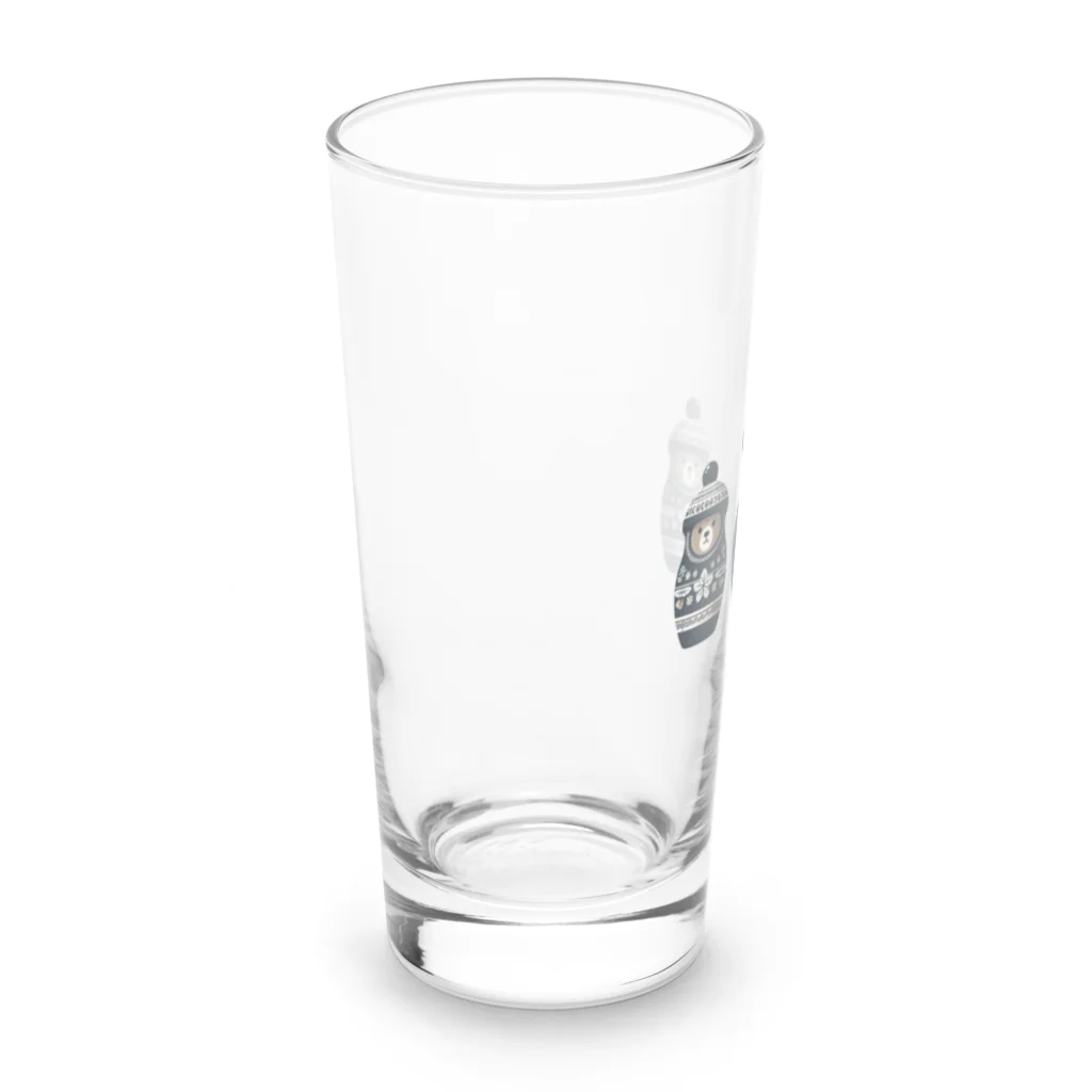 itanki3のグリズリーこけし Long Sized Water Glass :left