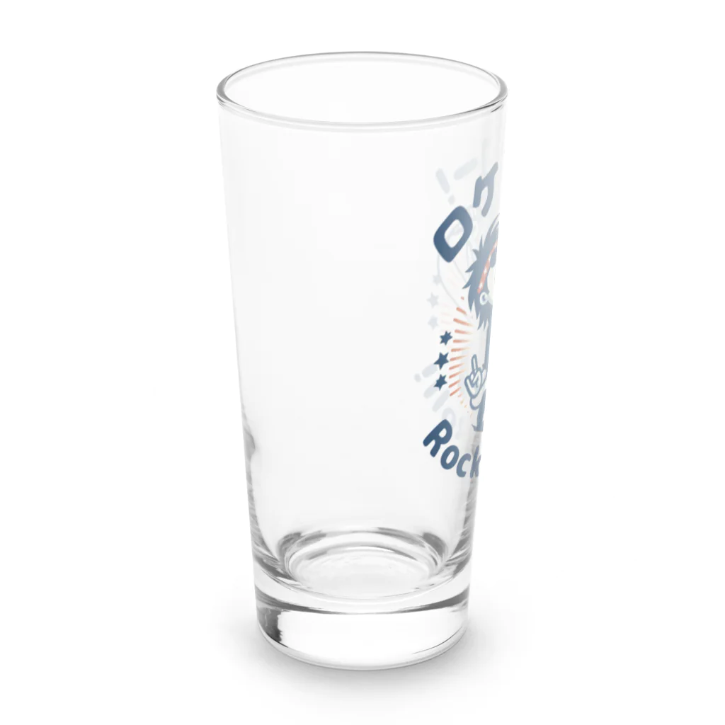 ロック堂のロケンロー Long Sized Water Glass :left