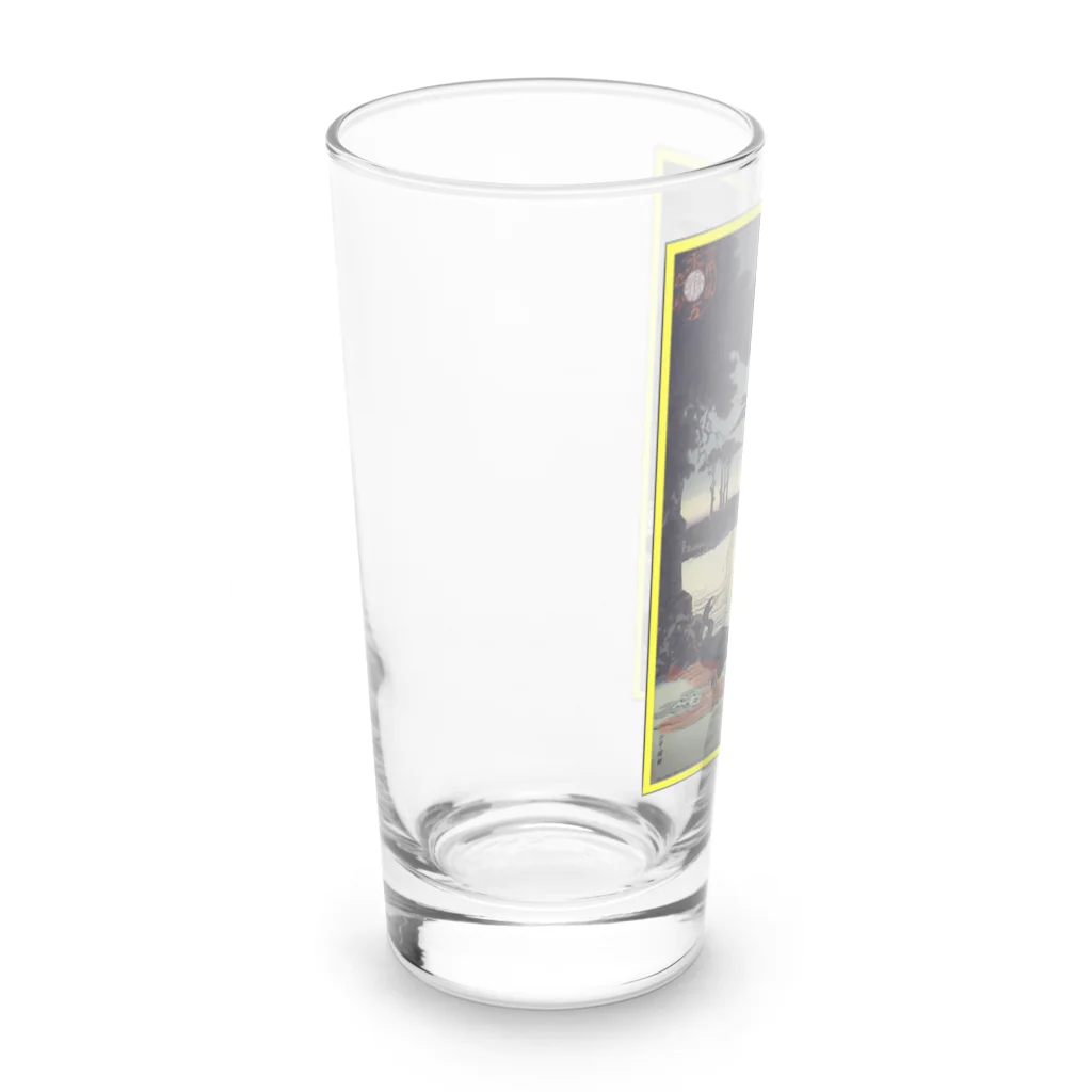 KHD888の3日蓮上人石和河にて鵜飼の迷頑を済度したまふ図 Long Sized Water Glass :left