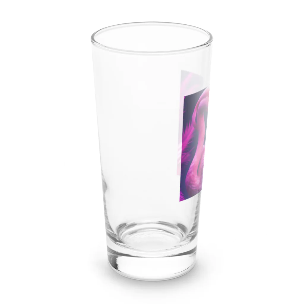 Kokoro-nagomu-Nagomiのフラミンゴ16 Long Sized Water Glass :left