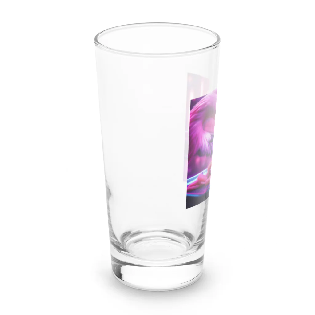 Kokoro-nagomu-Nagomiのフラミンゴ18 Long Sized Water Glass :left