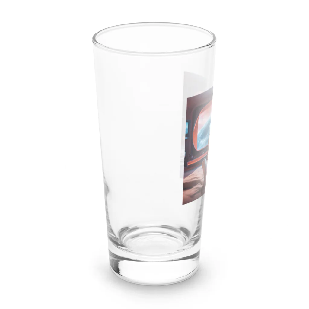 PARCY SHOPのバムドットと近未来 Long Sized Water Glass :left