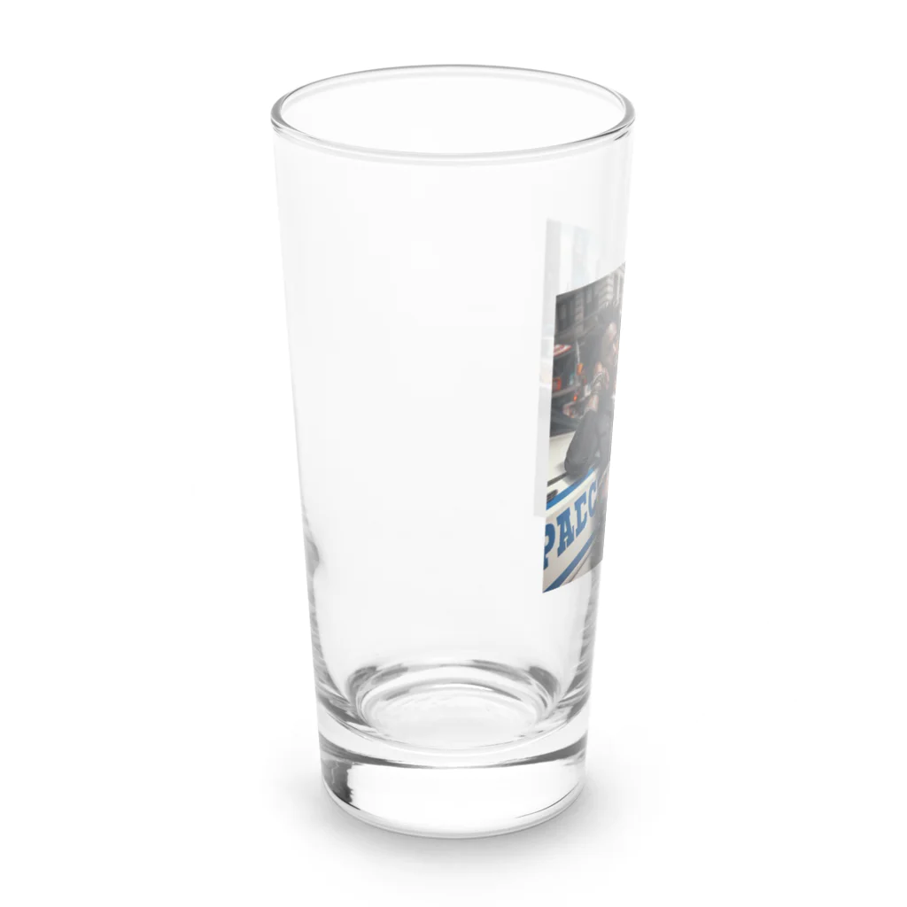 age3mのポリスカーブルース Long Sized Water Glass :left