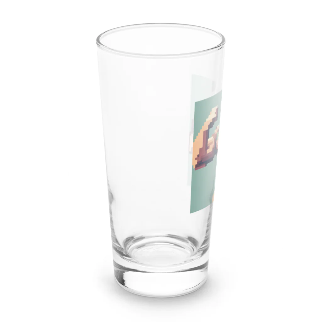 nakasato442のマッチョのドット絵６ Long Sized Water Glass :left