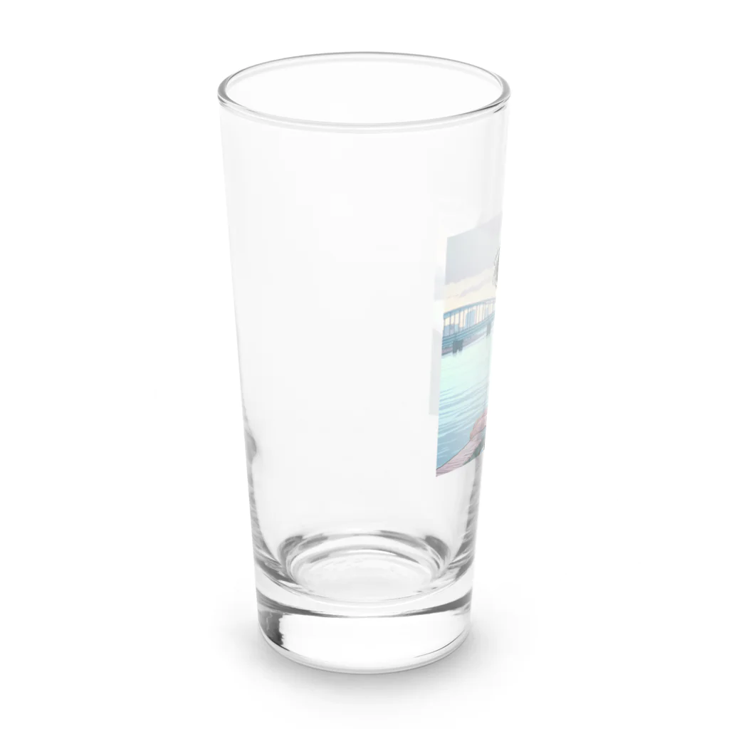 Riona_112の都会女子 Long Sized Water Glass :left