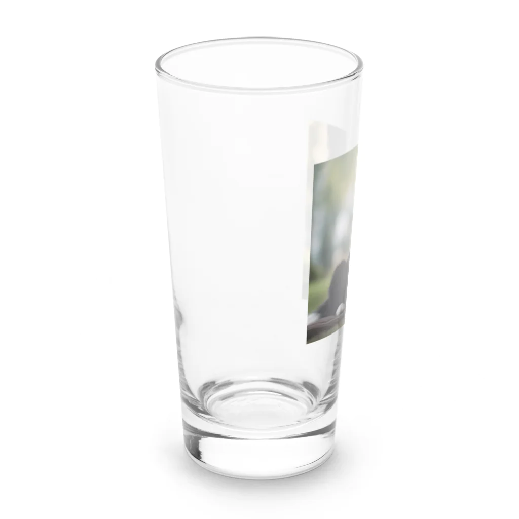 jthbcのペンダントをつけたワンちゃん Long Sized Water Glass :left