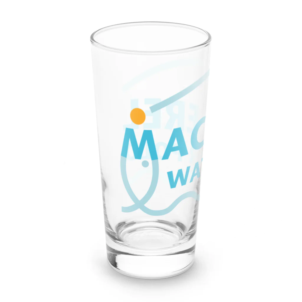 MACKEREL WATER POLOのMACKEREL（メインロゴカラー）片面プリント Long Sized Water Glass :left