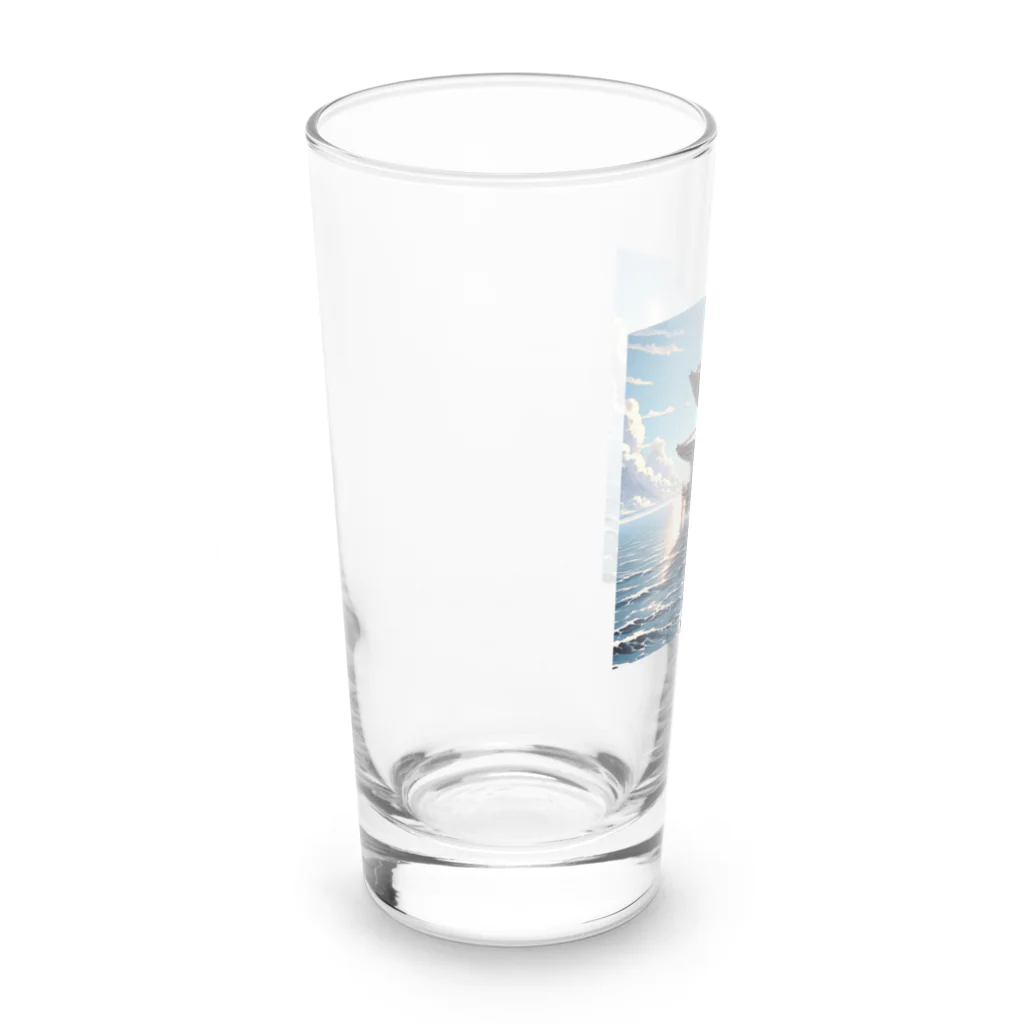 Irregular is beautifulのSanctuary of the Sea: Pathway to Serenity Long Sized Water Glass :left