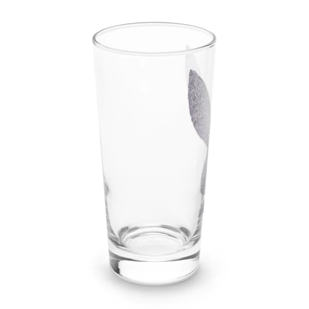 MEGROOVEのシルエットぴょん🐰 Long Sized Water Glass :left