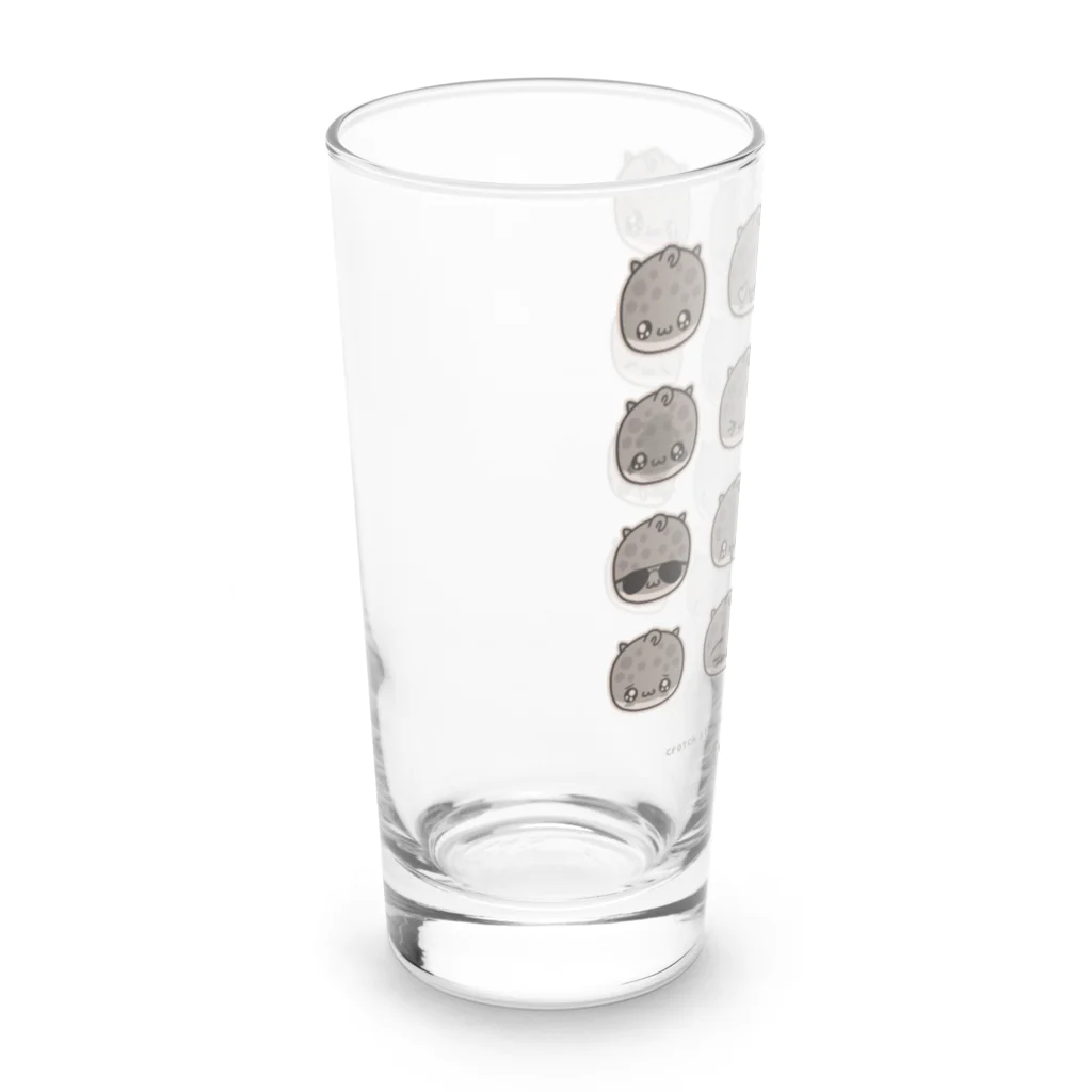 ふぐたま！公式のふぐたま！Face Long Sized Water Glass :left