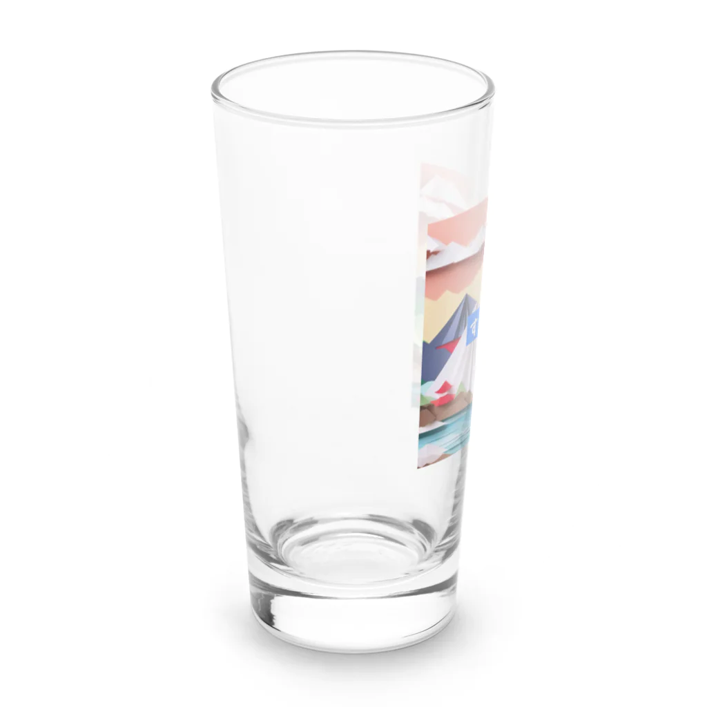 メアリーの四季折り紙の魔法✨  Long Sized Water Glass :left