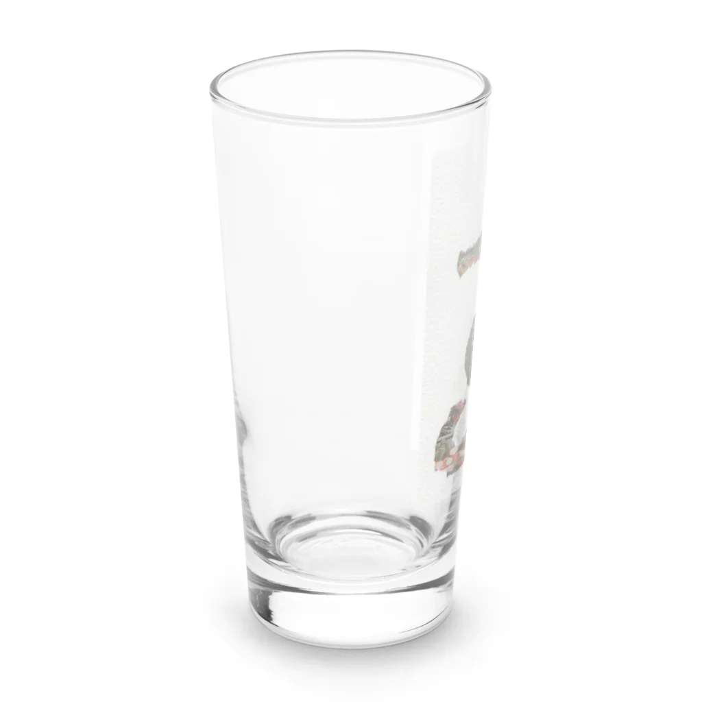 とみよのちぎり絵のたつくん Long Sized Water Glass :left