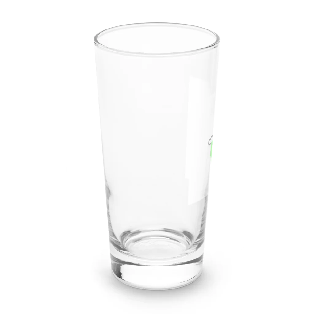 きんぎょのハンガーにかかった緑スライム Long Sized Water Glass :left