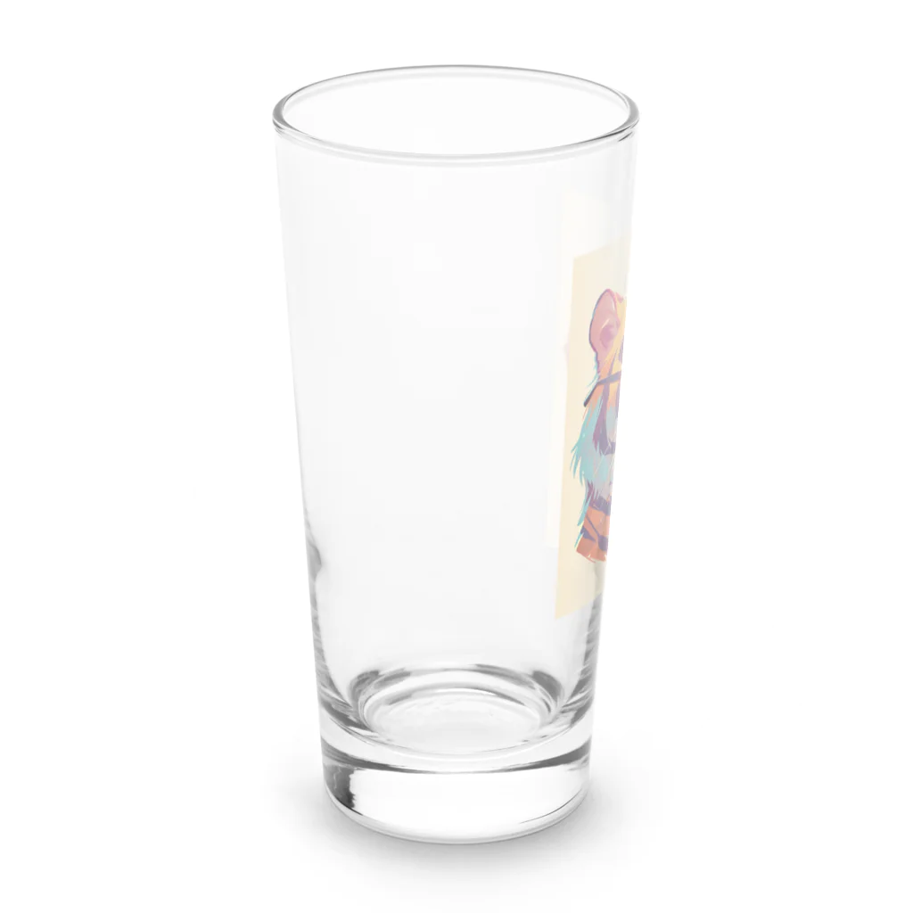 AQUAMETAVERSEのサングラスをかけた可愛いトラ Marsa 106 Long Sized Water Glass :left