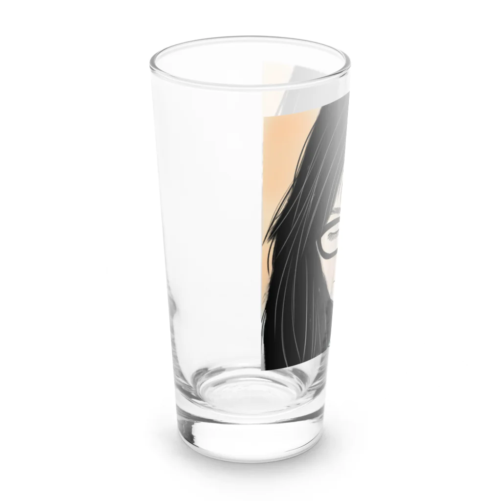 みつまめこshopのメガネ美人 Long Sized Water Glass :left