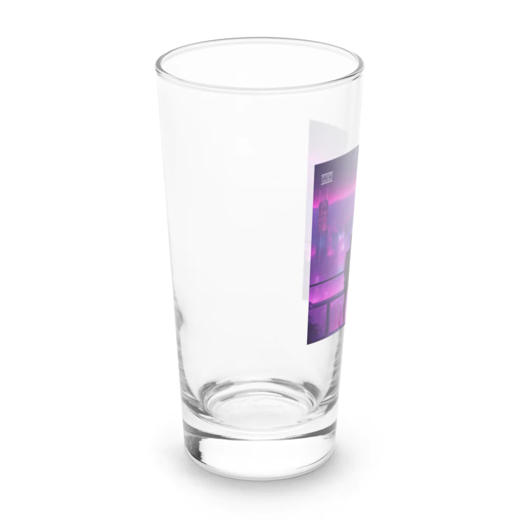 kichamanの夜景デート Long Sized Water Glass :left