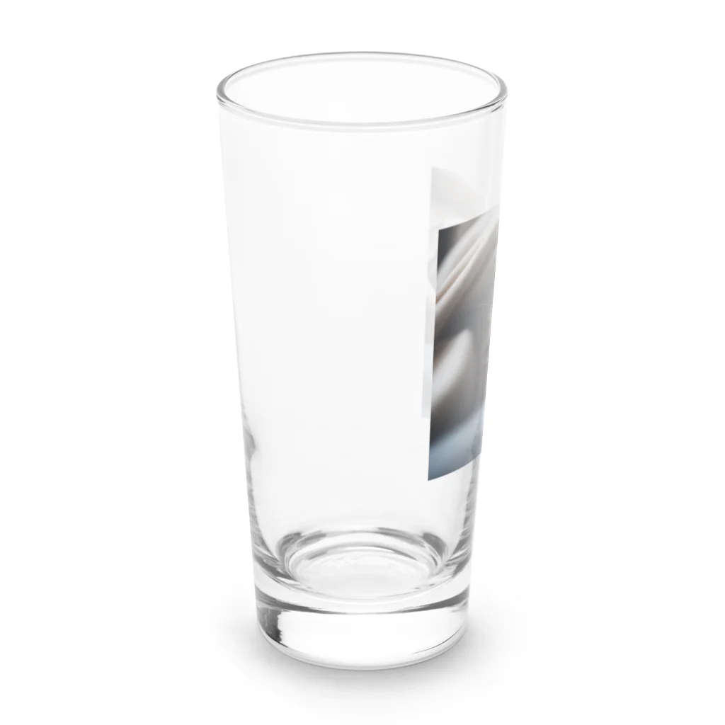 feliceの毛布の下に隠れている猫 Long Sized Water Glass :left