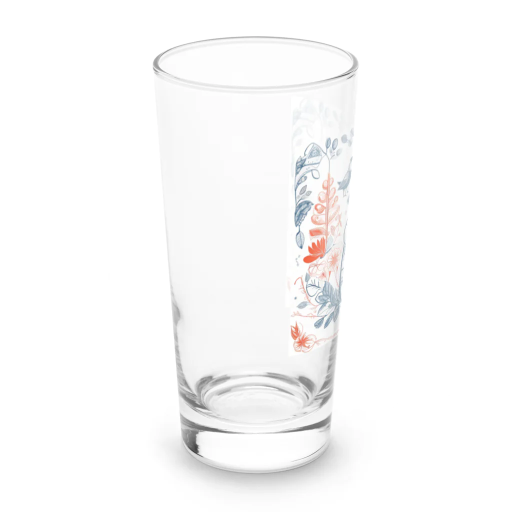 (っ◔◡◔)っ ♥ Le Petit Trésor ♥の花の詩カップ(The Flower Poetry Cup) Long Sized Water Glass :left