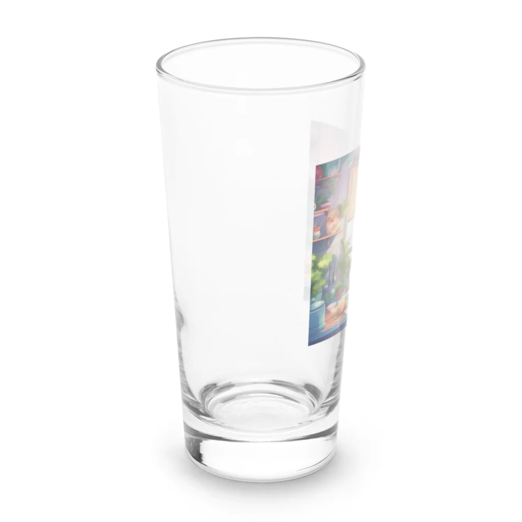 chinenroiのキッチンとねこ Long Sized Water Glass :left