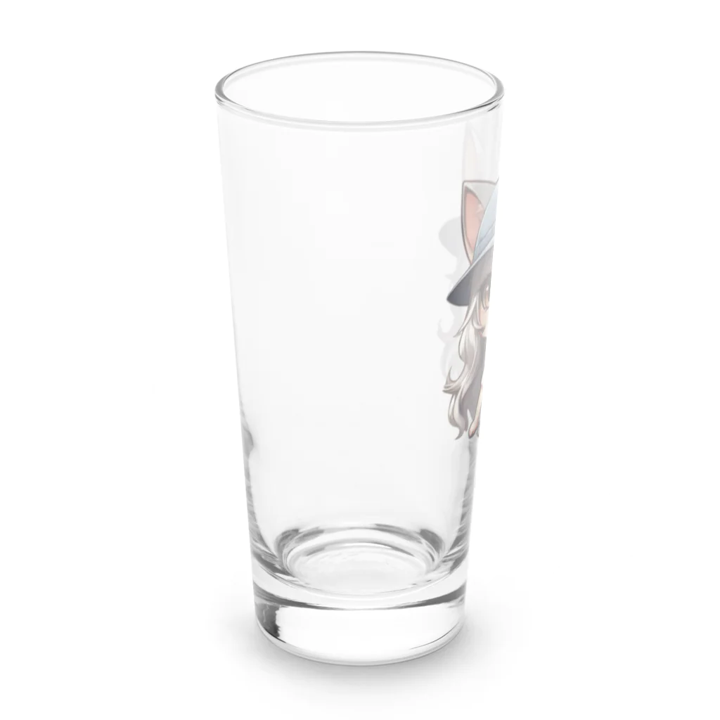 RANRAN2432MPJの猫派アイドル　にゃにゃ美ちゃん Long Sized Water Glass :left