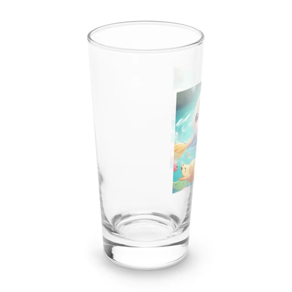 オイタンのあざらし Long Sized Water Glass :left