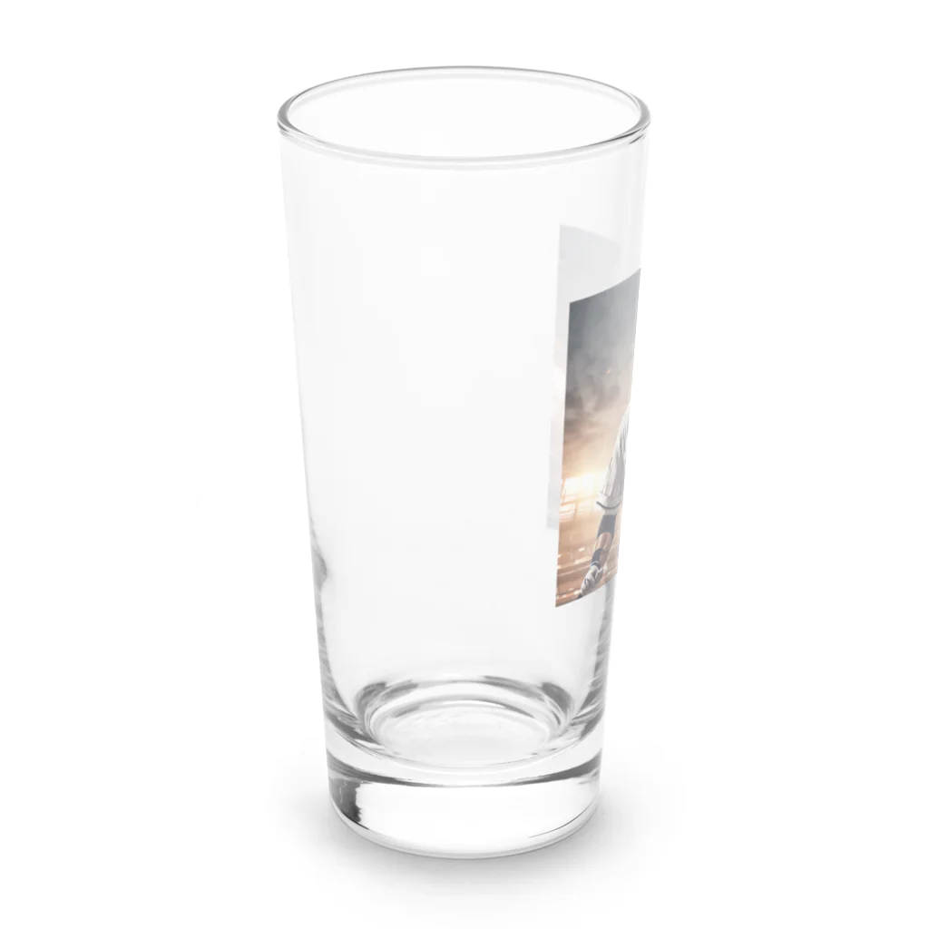 てぃっちゃんの野球 Long Sized Water Glass :left