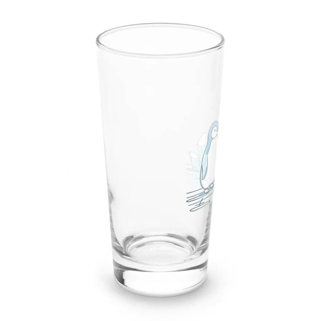 Green__teaのペンギンと氷塊 Long Sized Water Glass :left