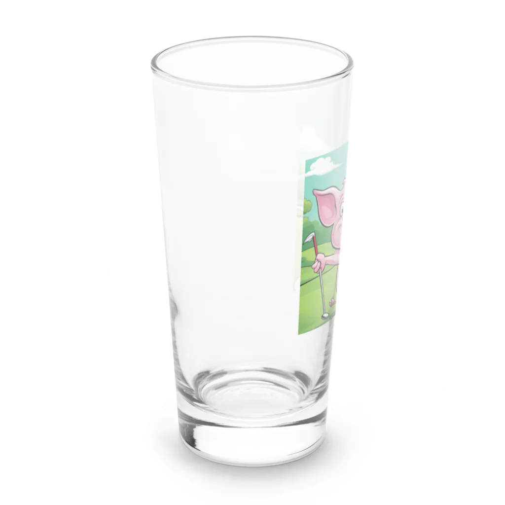 かめたびのぷ―のゴルフ Long Sized Water Glass :left