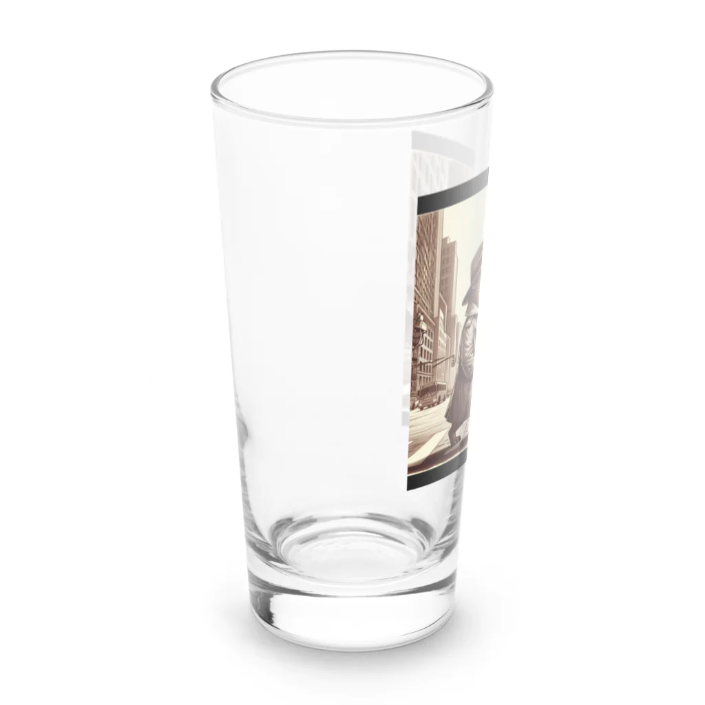 連想系のカピバラも向かう、明日へ。 Long Sized Water Glass :left