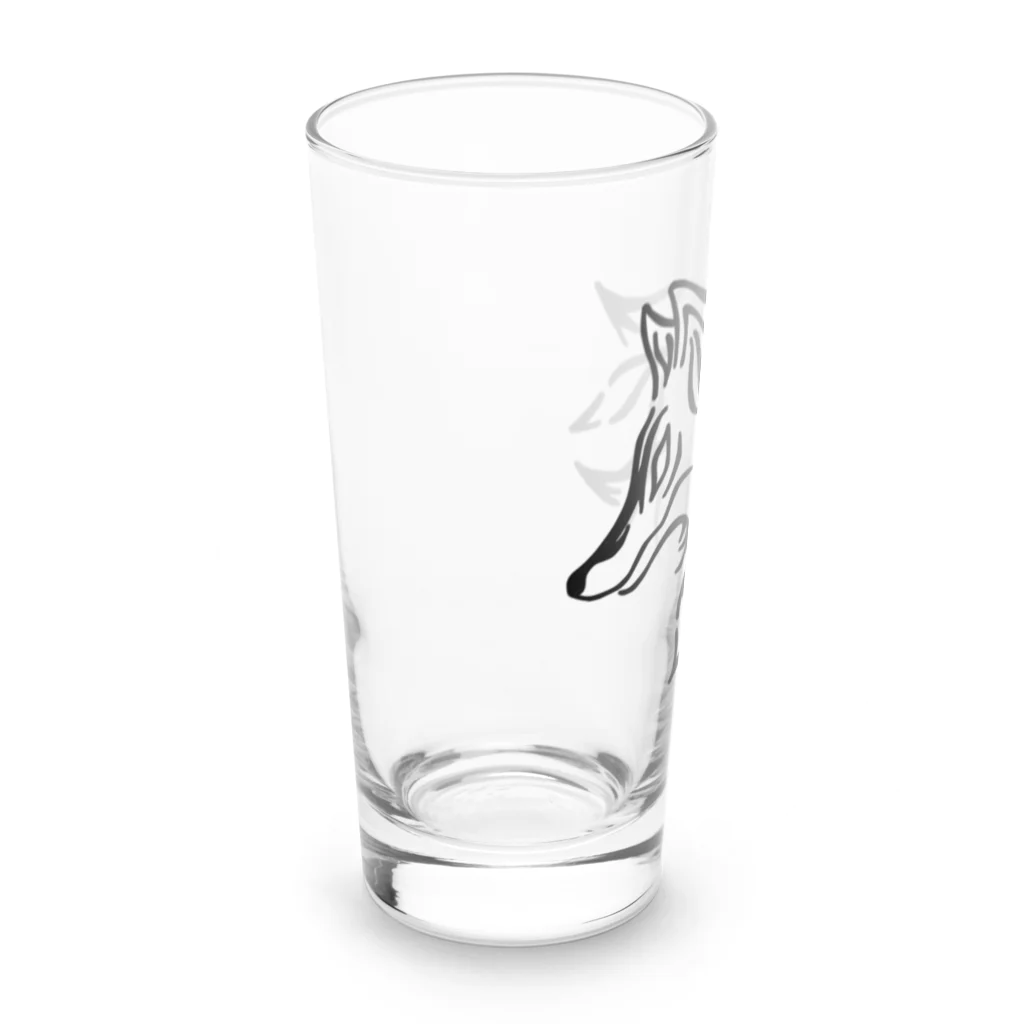 ぽんsの狐 Long Sized Water Glass :left