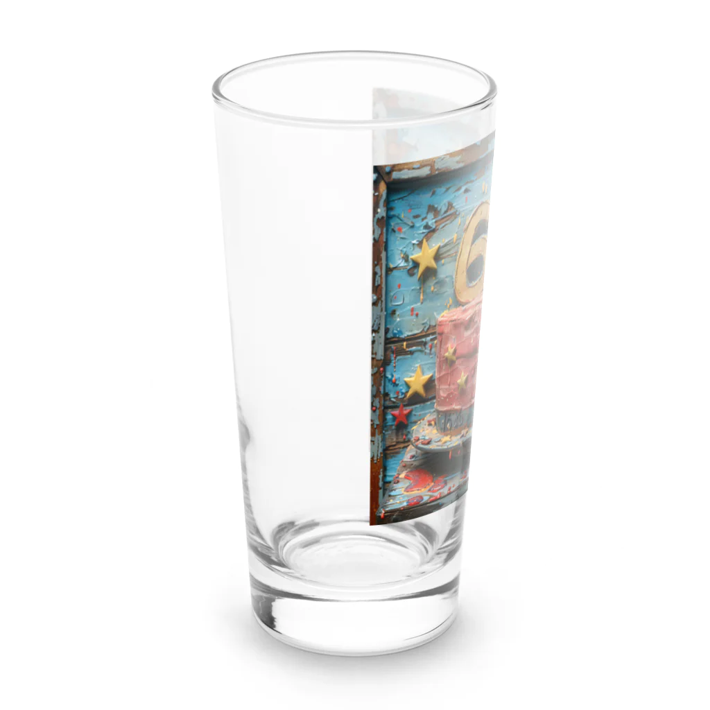 dakkyの還暦祝い「永遠のロック」3 Long Sized Water Glass :left