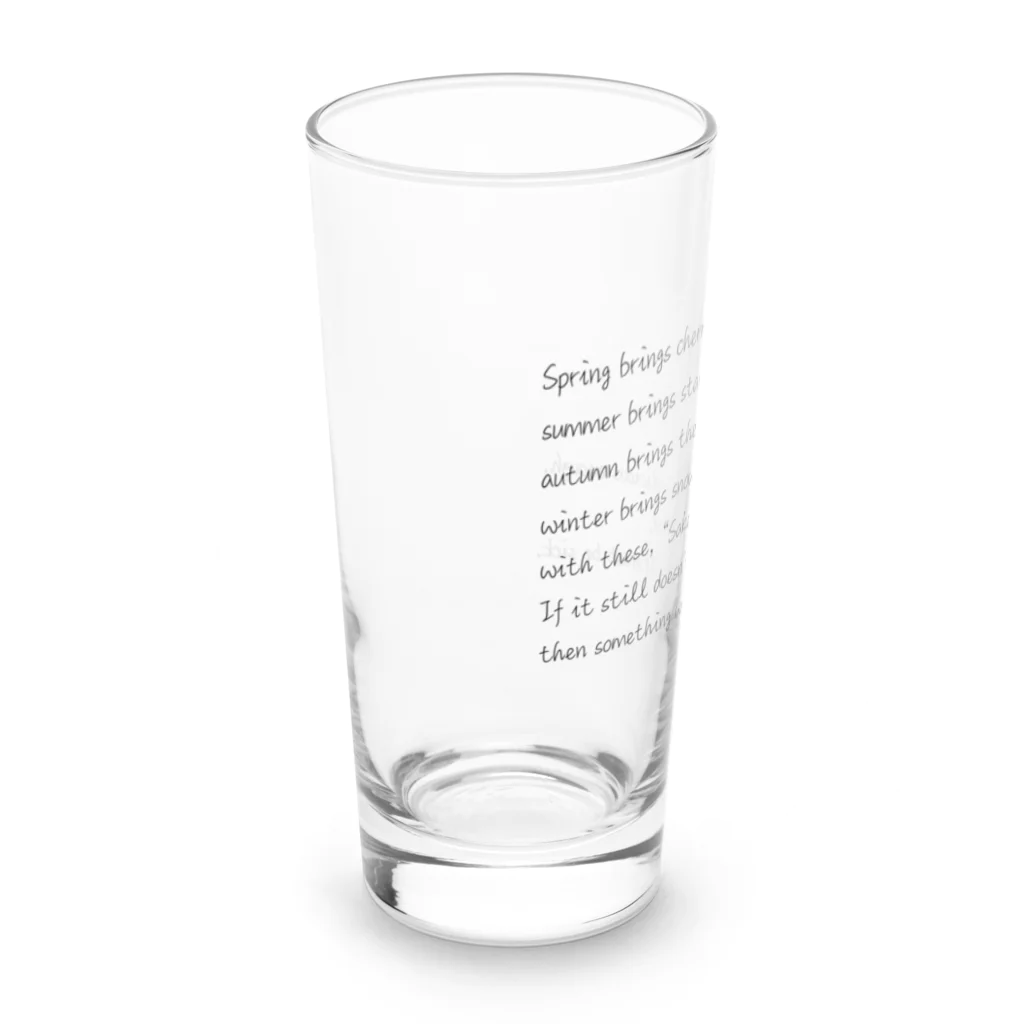 B Sideのるろうに剣心 比古清十郎 名言アイテム Long Sized Water Glass :left