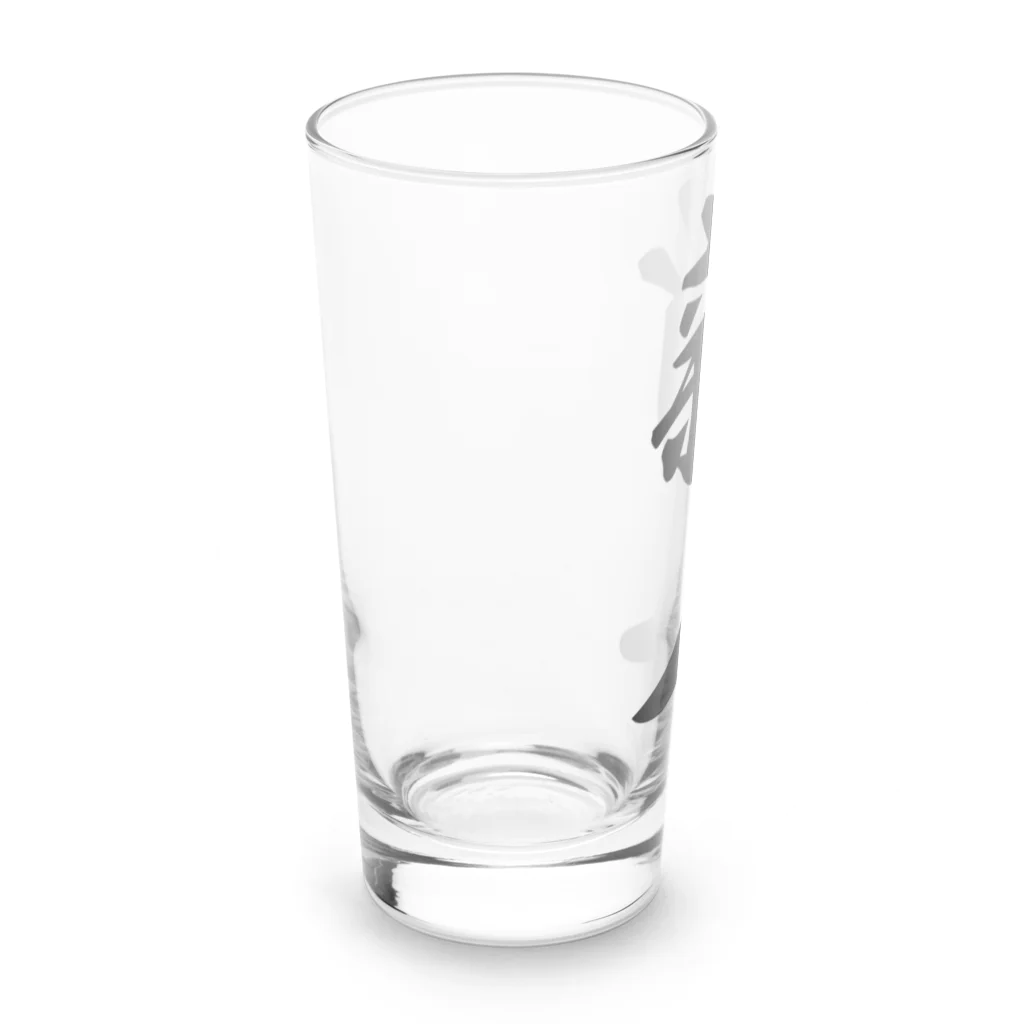 着る文字屋の新人 Long Sized Water Glass :left