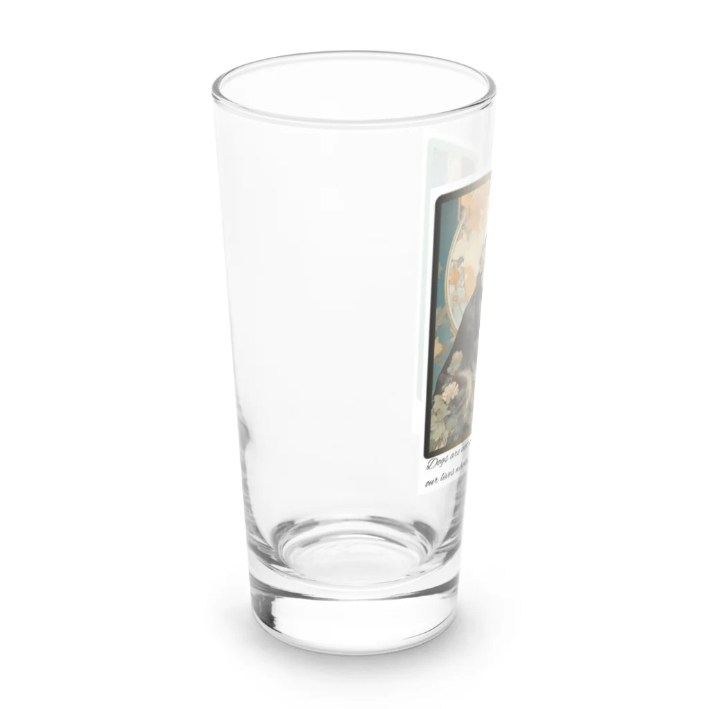 adarahの賢く魅力的ボーダーコリー Long Sized Water Glass :left
