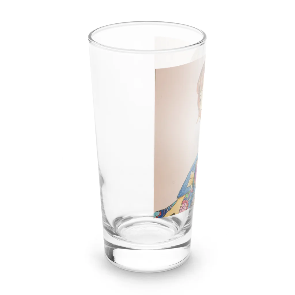 Nene-Yの和-着物- Long Sized Water Glass :left