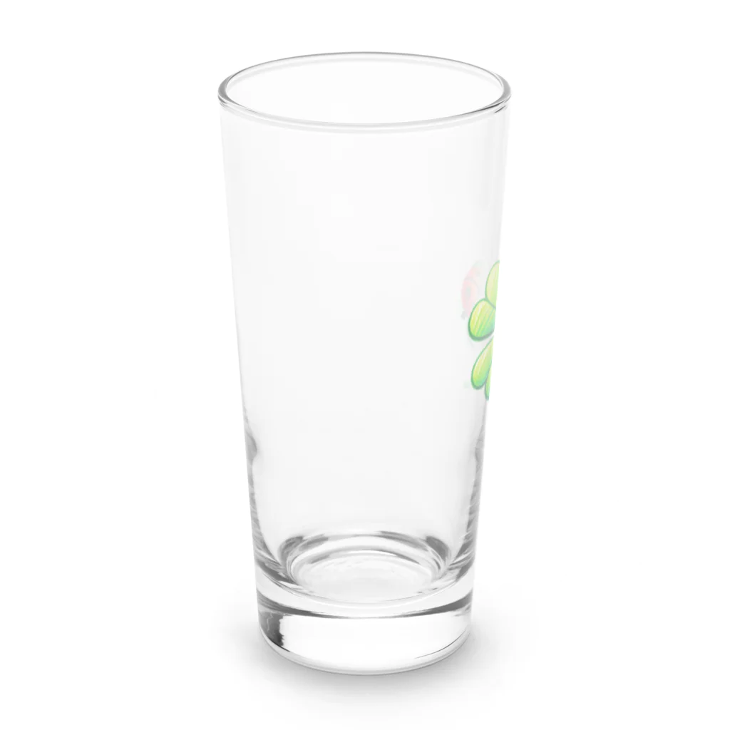 tsukino-utenaの幸せを運んで来たテントウムシくん Long Sized Water Glass :left