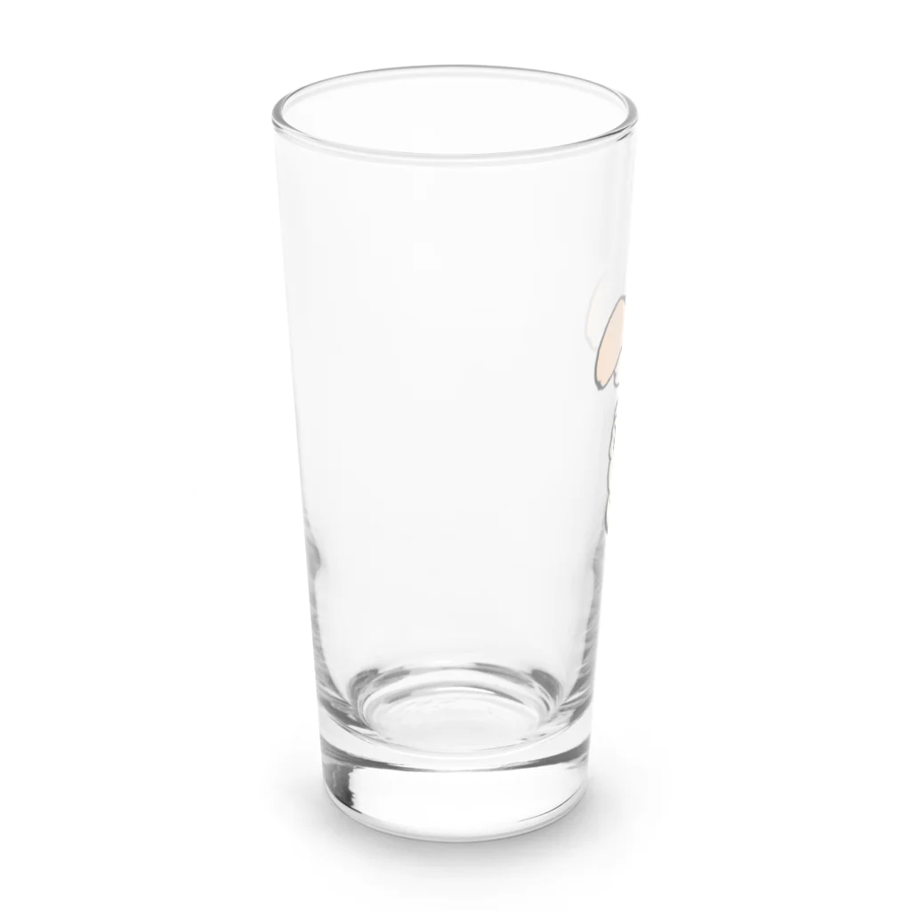 チワシーのくるみの眠いときに触らないでほしいワン（チワシー） Long Sized Water Glass :left